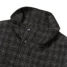 画像3: CALEE  WOOL TWEED STAND JACKET ＜BRITISH WOOL＞ (BLACK) (3)