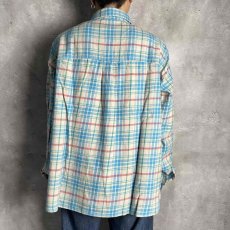 画像4: CHALLENGER  L/S CHECK SHRIT (BLUE) (4)