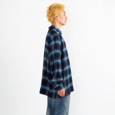 画像4: APPLEBUM  L/S Half Zip Nel Shirt (Blue) (4)