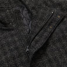 画像6: CALEE  WOOL TWEED STAND JACKET ＜BRITISH WOOL＞ (BLACK) (6)