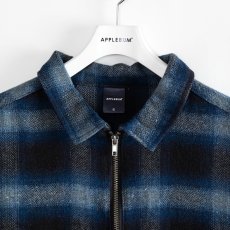 画像7: APPLEBUM  L/S Half Zip Nel Shirt (Blue) (7)