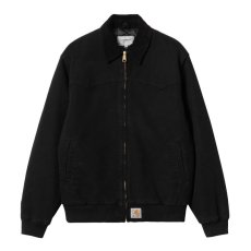 画像1: CARHARTT WIP  OG SANTA FE JACKET (Black / Black (aged canvas)) (1)