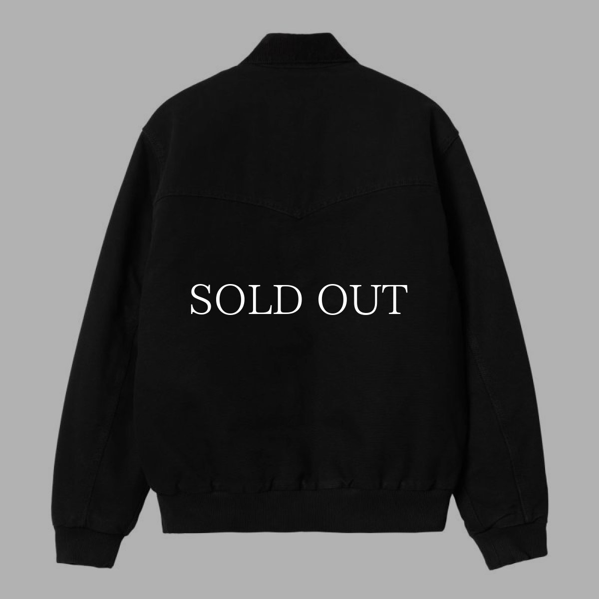 画像2: CARHARTT WIP  OG SANTA FE JACKET (Black / Black (aged canvas)) (2)