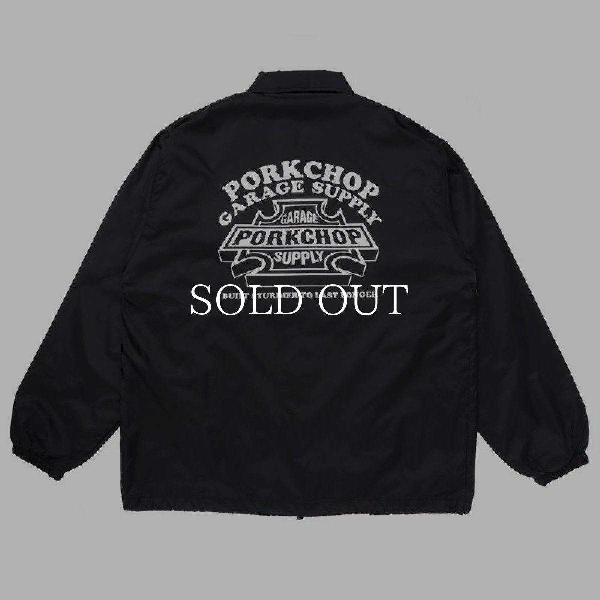 画像3: PORKCHOP GARAGE SUPPLY  3D B＆S COACH JKT (BLACK) (3)