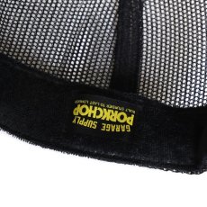 画像4: PORKCHOP GARAGE SUPPLY  STENCIL CS MESH CAP (BLACK) (4)