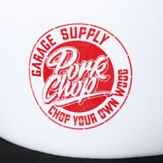 画像3: PORKCHOP GARAGE SUPPLY  STENCIL CS MESH CAP (WH×BK) (3)