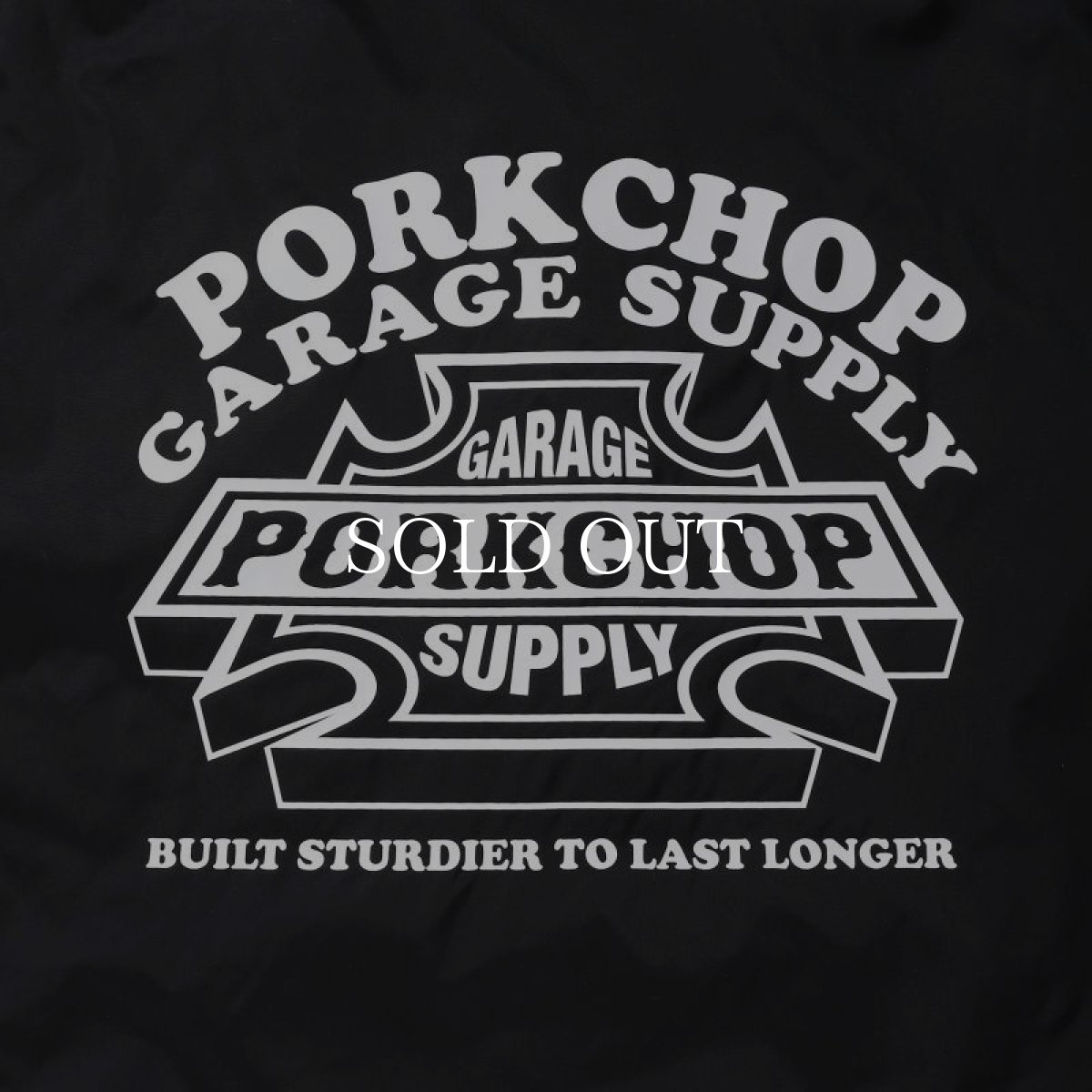 画像4: PORKCHOP GARAGE SUPPLY  3D B＆S COACH JKT (BLACK) (4)