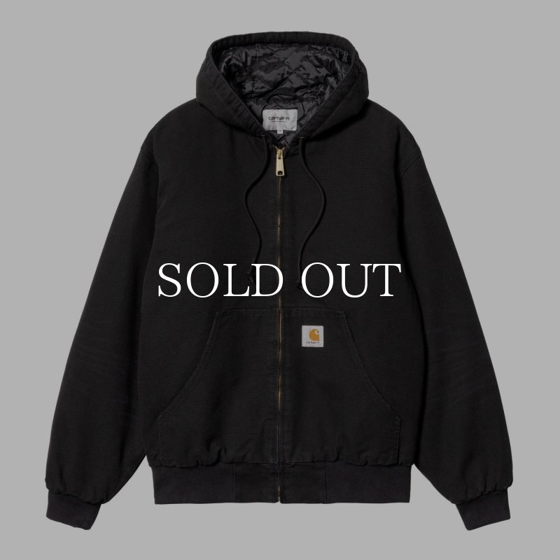 CARHARTT WIP OG ACTIVE JACKET (Black (aged canvas)) I027360