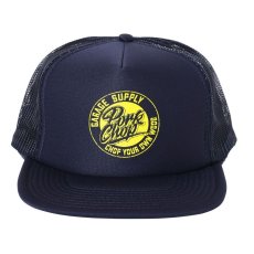 画像1: PORKCHOP GARAGE SUPPLY  STENCIL CS MESH CAP (NAVY) (1)