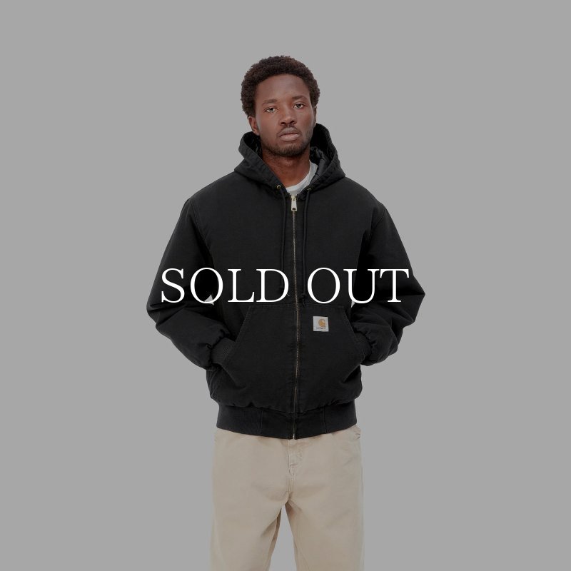 CARHARTT WIP OG ACTIVE JACKET (Black (aged canvas)) I027360-23AW