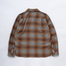 画像2: RATS  COTTON RAYON CHECK SHIRT (BROWN CHECK) (2)