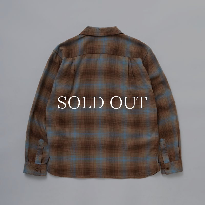 RATS COTTON RAYON CHECK SHIRT (BROWN CHECK) 23'RS-0807 公式通販