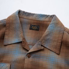 画像3: RATS  COTTON RAYON CHECK SHIRT (BROWN CHECK) (3)