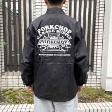 画像8: PORKCHOP GARAGE SUPPLY  3D B＆S COACH JKT (BLACK) (8)