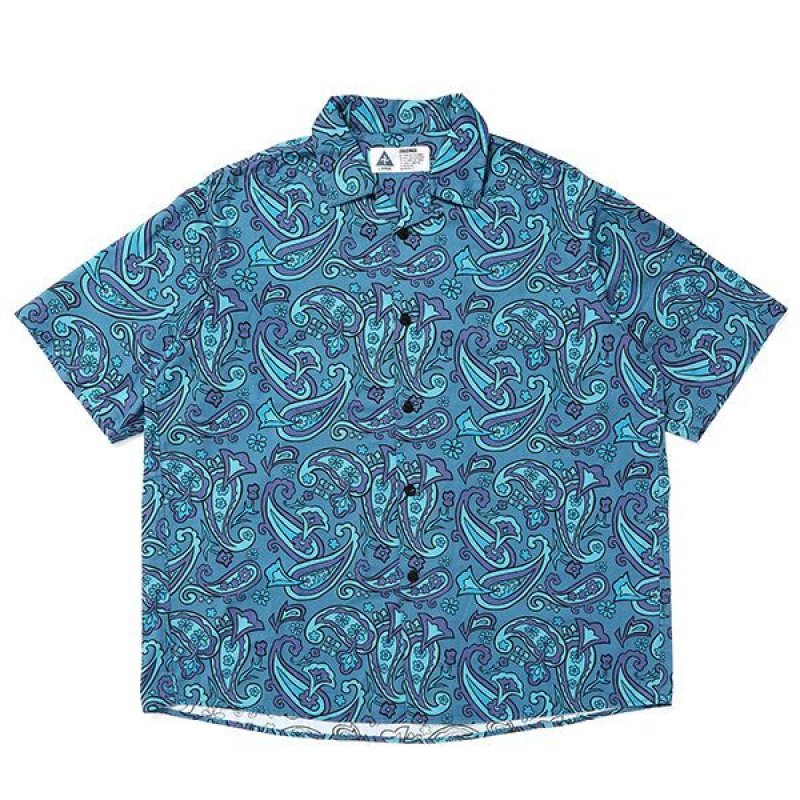 CHALLENGER ペイズリー柄 長袖シャツ S S/S PAISLEY SHIRT ペイズリーシャツ-チャレンジャー 通販