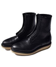 画像2: MINEDENIM  Leather Zipper Unit Military Boots (2)