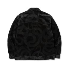 画像2: CALEE  ALLOVER SNAKE PATTERN VELVETEEN JACKET (2)