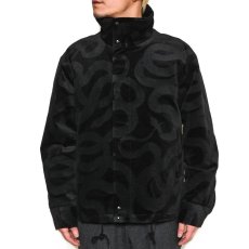 画像9: CALEE  VELVETEEN STAND JACKET ＜SNAKE PATTERN＞ (9)