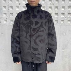 画像10: CALEE  VELVETEEN STAND JACKET ＜SNAKE PATTERN＞ (10)