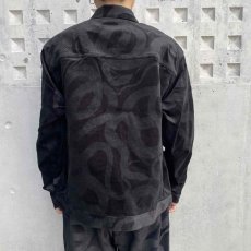 画像10: CALEE  ALLOVER SNAKE PATTERN VELVETEEN JACKET (10)