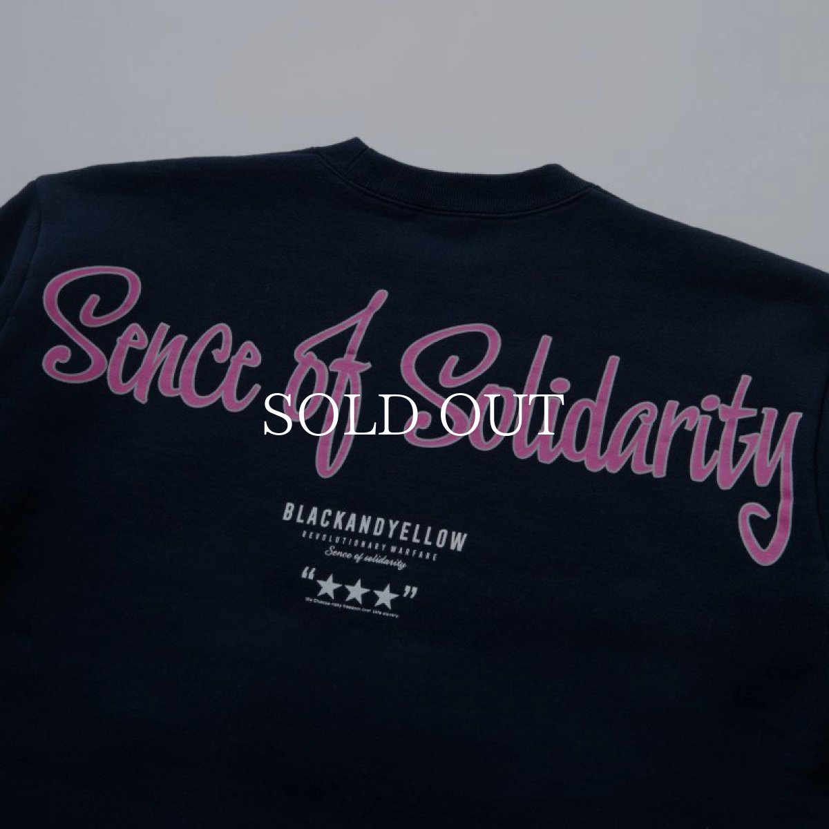 画像5: RATS  SCRIPT BIG LOGO CREW NECK SWEAT (NAVY) (5)