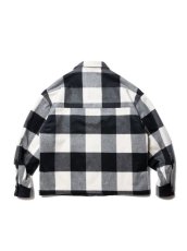 画像2: COOTIE   Buffalo Check Wool Zip Up CPO Jacket (2)