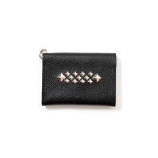 画像1: CALEE  STUDS LEATHER MULTI CASE WALLET (1)