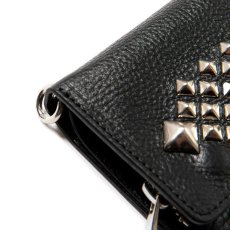 画像3: CALEE  STUDS LEATHER LONG WALLET (3)