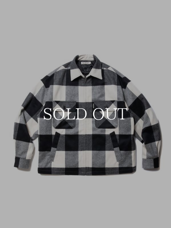 COOTIE Buffalo Check Wool Zip Up CPO Jacket CTE-23A214 公式通販
