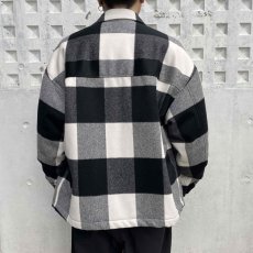 画像9: COOTIE   Buffalo Check Wool Zip Up CPO Jacket (9)