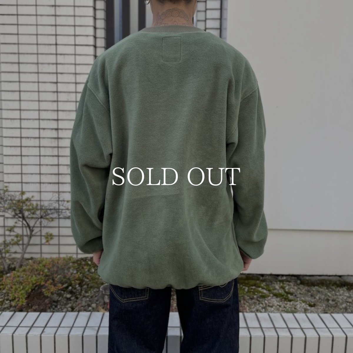 画像8: CHALLENGER  C/N END WAR FLEECE (8)