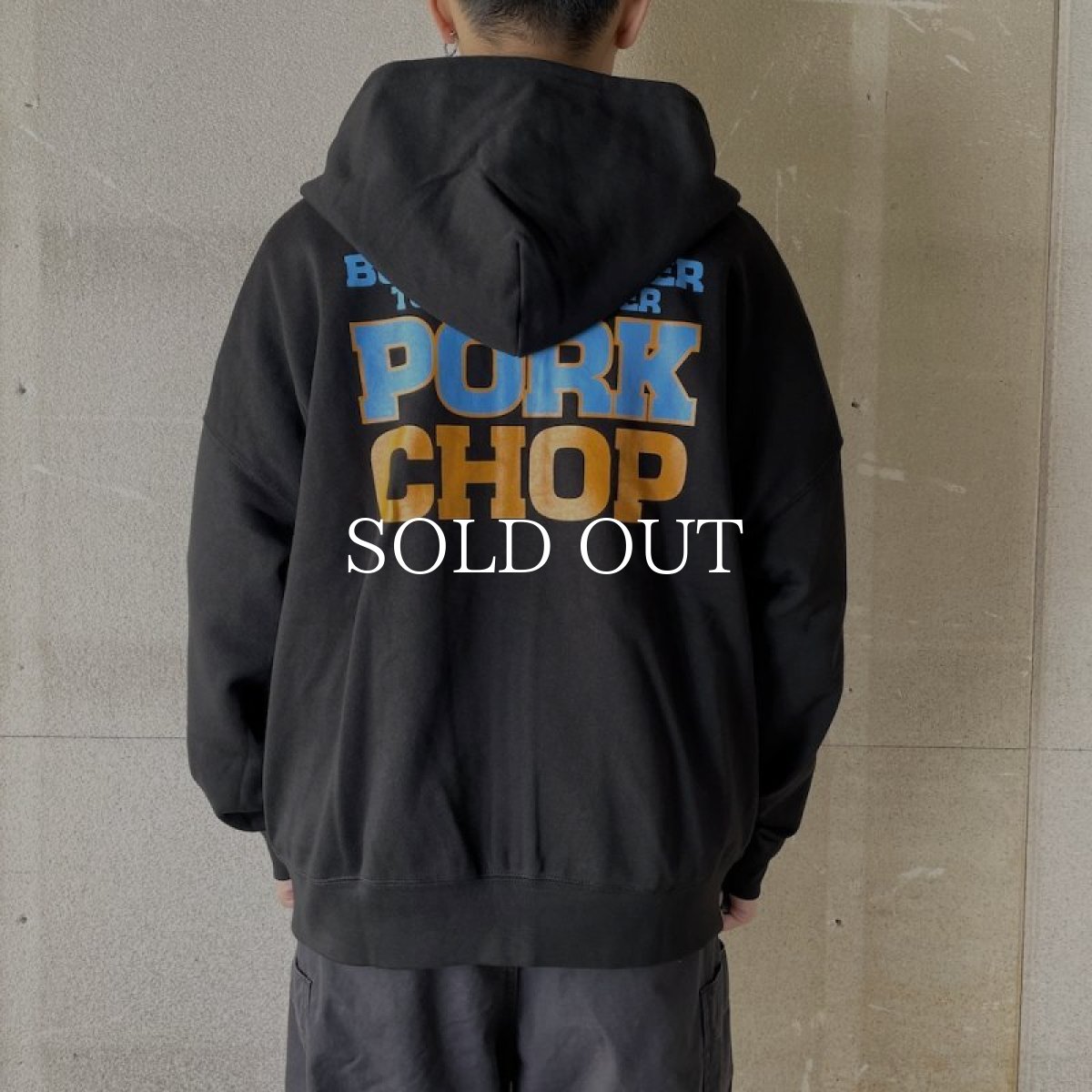 画像8: PORKCHOP GARAGE SUPPLY  O.P.SQUARE ZIP UP HOODIE (8)