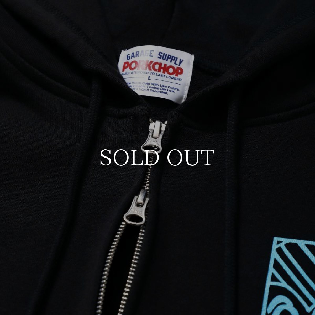 画像3: PORKCHOP GARAGE SUPPLY  O.P.SQUARE ZIP UP HOODIE (3)
