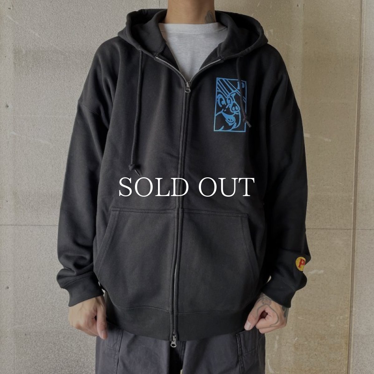 画像7: PORKCHOP GARAGE SUPPLY  O.P.SQUARE ZIP UP HOODIE (7)