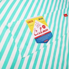 画像5: COOKMAN  ワイドポケットエプロン Wide Pocket Apron Candy Stripe Mint (5)