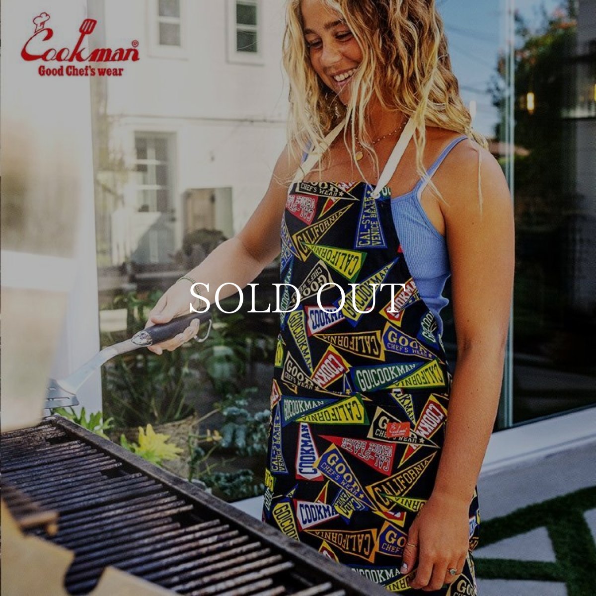 画像8: COOKMAN  ワイドポケットエプロン Wide Pocket Apron Pennant (8)