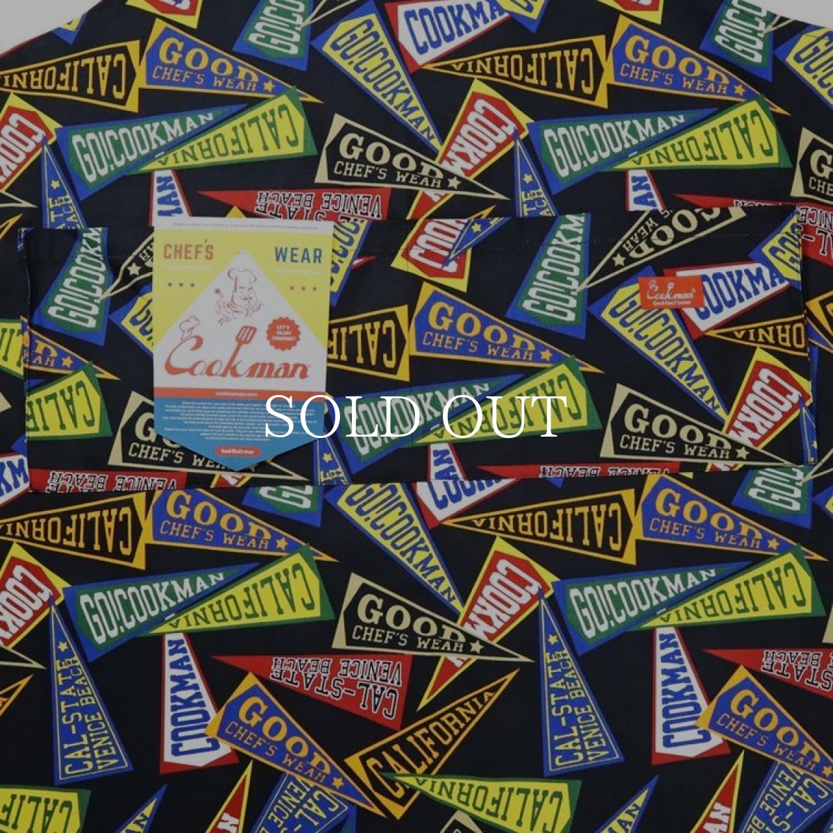画像6: COOKMAN  ワイドポケットエプロン Wide Pocket Apron Pennant (6)