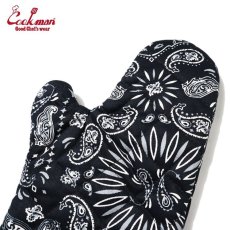 画像2: COOKMAN  ミトン Mitten Paisley Black (2)