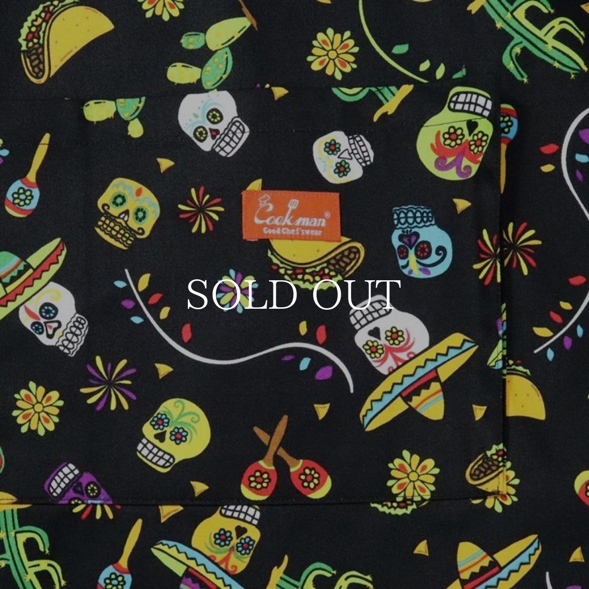 画像4: COOKMAN  ワイドポケットエプロン Wide Pocket Apron Mexico (4)