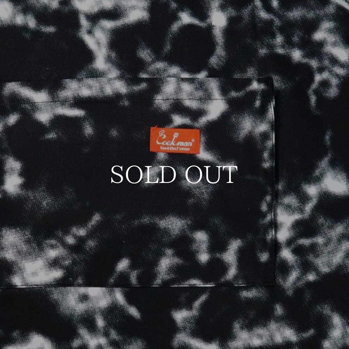 画像4: COOKMAN  ワイドポケットエプロン Wide Pocket Apron Marble Black (4)