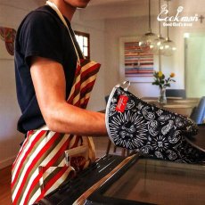 画像9: COOKMAN  ワイドポケットエプロン Wide Pocket Apron Candy Stripe Red (9)