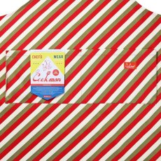 画像6: COOKMAN  ワイドポケットエプロン Wide Pocket Apron Candy Stripe Red (6)