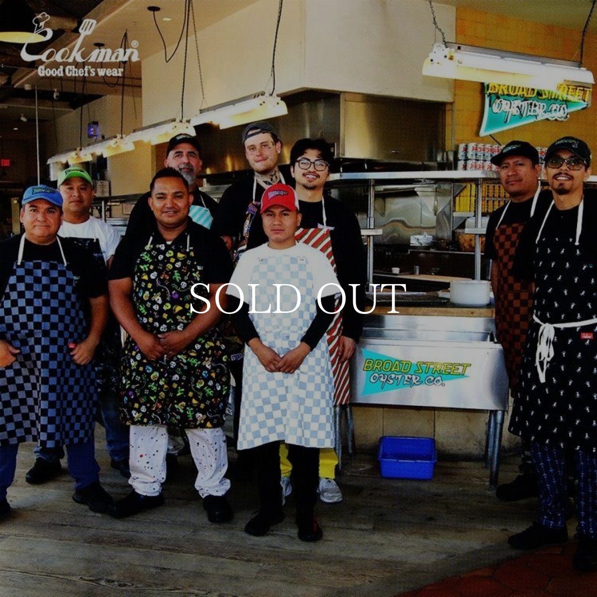 画像7: COOKMAN  ワイドポケットエプロン Wide Pocket Apron Checker Brown (7)