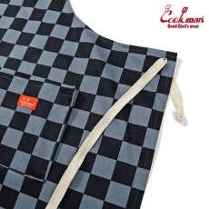 画像3: COOKMAN  ワイドポケットエプロン Wide Pocket Apron Checker Charcoal (3)