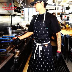 画像8: COOKMAN  ワイドポケットエプロン Wide Pocket Apron Skull Black (8)