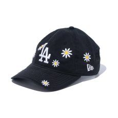 画像7: NEW ERA  9TWENTY MLB Flower Embroidery ロサンゼルス・ドジャース ブラック (7)