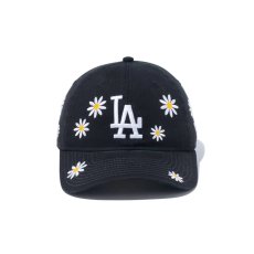 画像2: NEW ERA  9TWENTY MLB Flower Embroidery ロサンゼルス・ドジャース ブラック (2)