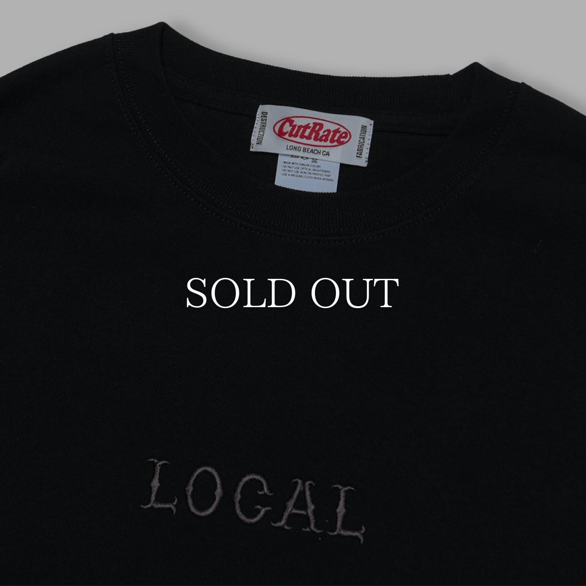 画像3: CUTRATE  CLASSIC LOCAL LOGO EMBROIDERY L/S TEE (3)