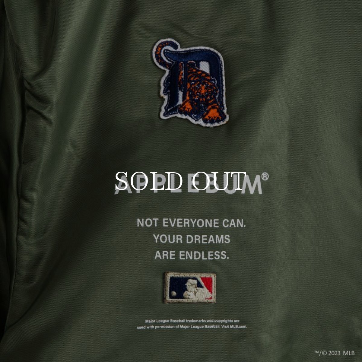 画像7: APPLEBUM  "Detroit Tigers" MA-1 Jacket (7)