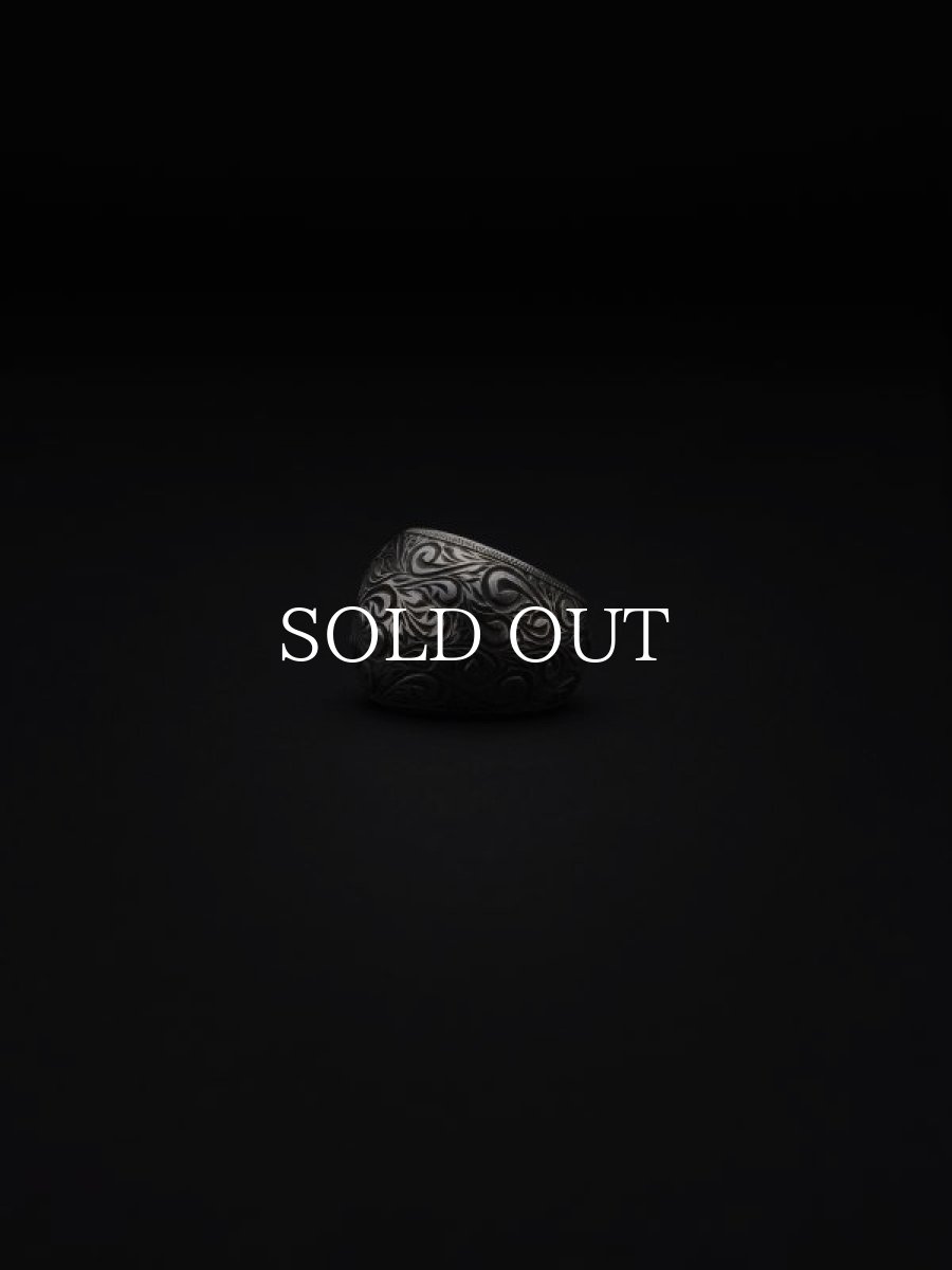 画像1: ANTIDOTE BUYERS CLUB   Engraved Corleone Ring (1)